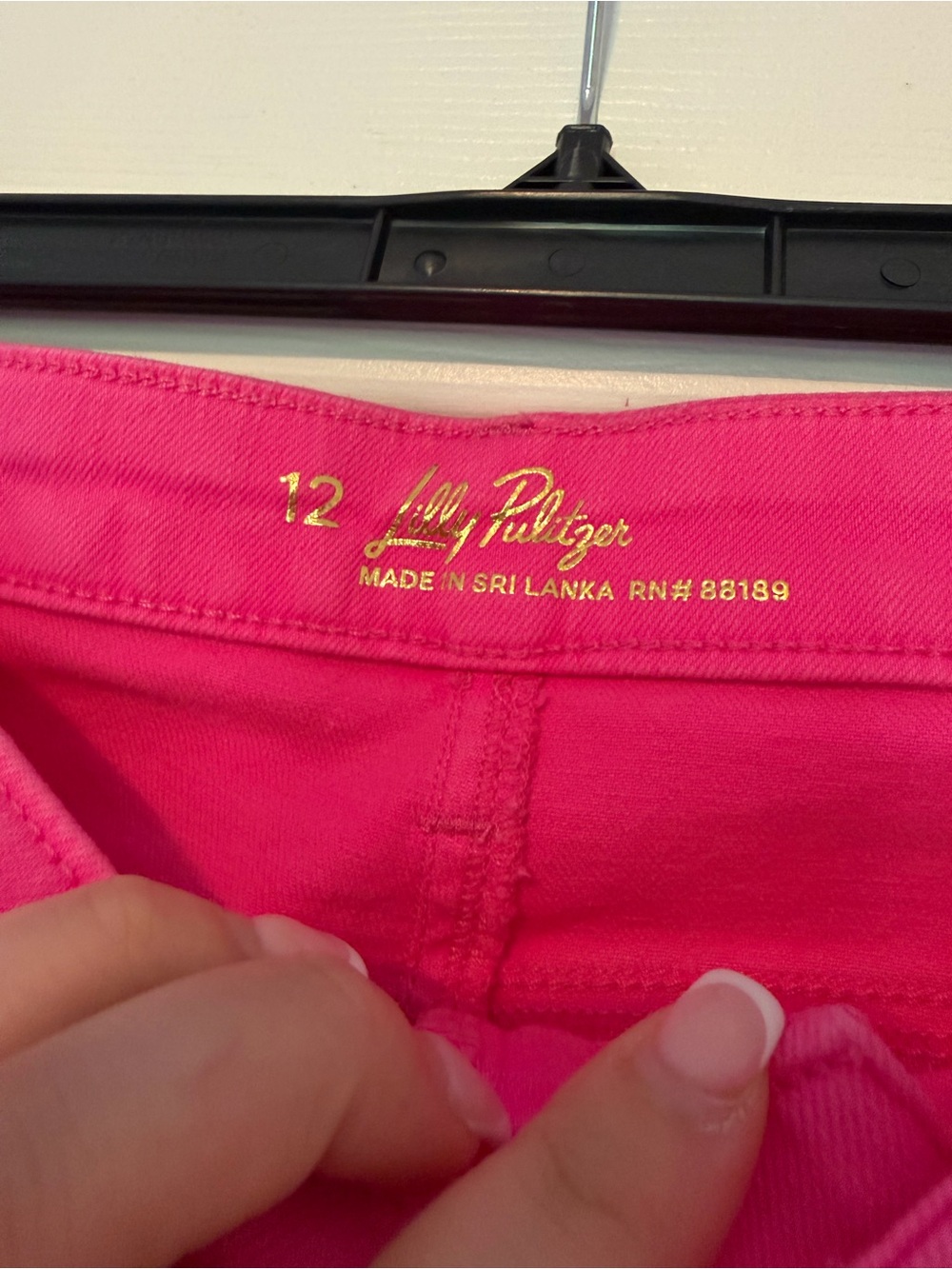 Lilly Pulitzer Hot Pink Straight-Leg Jeans - Picture 3 of 5